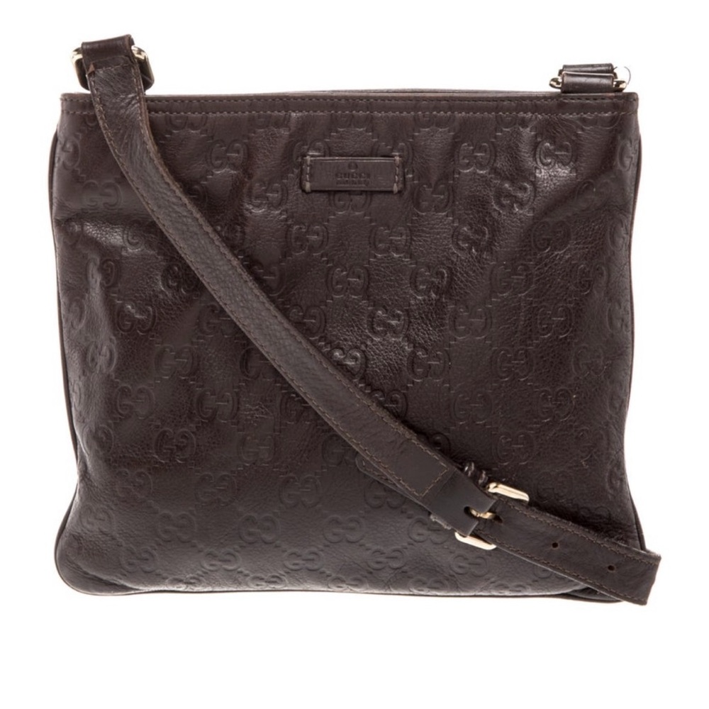 Gucci GG Signature Joy Embossed Crossbody Bag